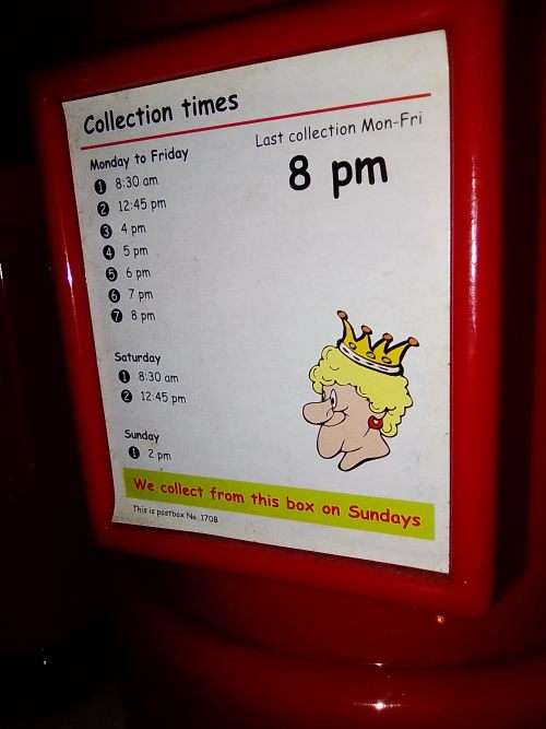 2 x Red Toy Post Office Royal Mail Money Banks. Size: Big one 35cm , Small one 20cm Tall.