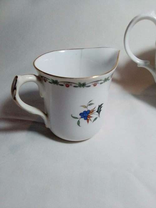 Three Old Vintage Milk Jug. Large one is `Queen Anne` 2 smaller one is `Shelly`