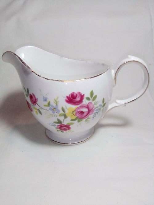 Three Old Vintage Milk Jug. Large one is `Queen Anne` 2 smaller one is `Shelly`