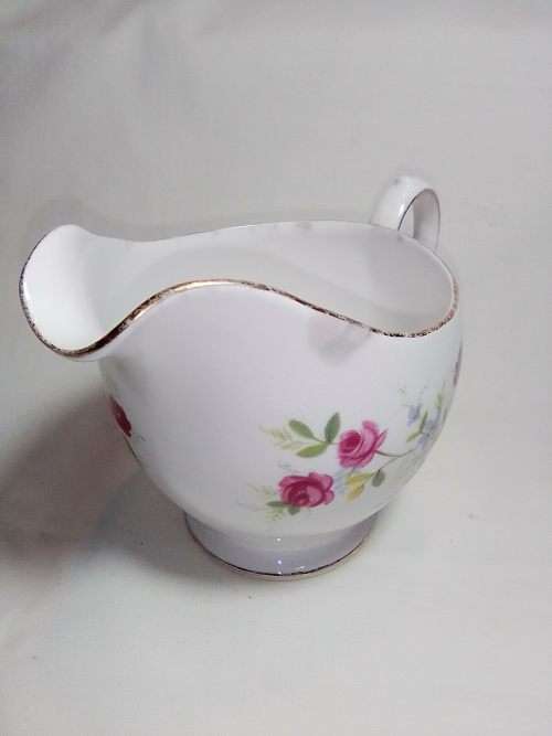 Three Old Vintage Milk Jug. Large one is `Queen Anne` 2 smaller one is `Shelly`