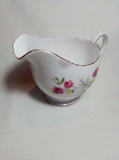 Three Old Vintage Milk Jug. Large one is `Queen Anne` 2 smaller one is `Shelly`