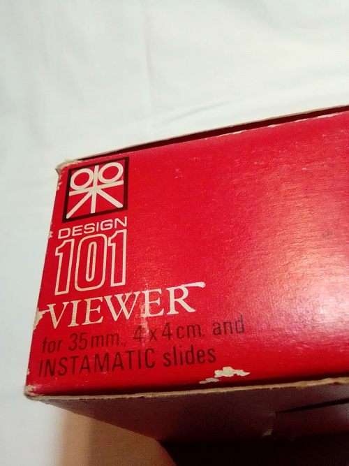 Old Vintage `Paterson Design 101` Slide 35mm illuminated Viewer Made in England
