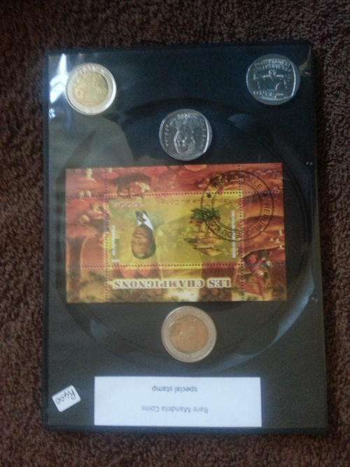 Mandela Combo and special stamp ( Smiley mandela included)