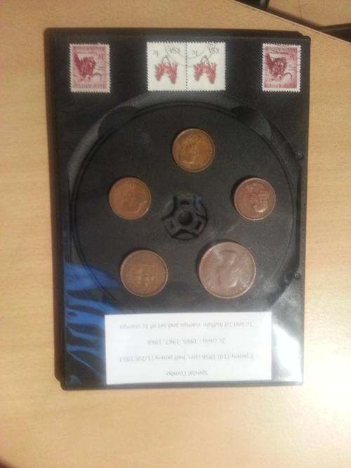 Special Combo: 1 Penny 1956, 1/2 d 1953, 2c : 1965, 1967, 1968 - Buffalo 1c/1d set