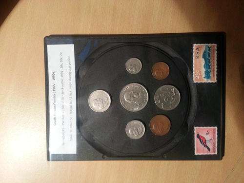 Special Combo : R1 PW Botha, 50c Jim Fouche, 1965: 20c, 10c, 2c; 1966 1c; 1967 : 5c