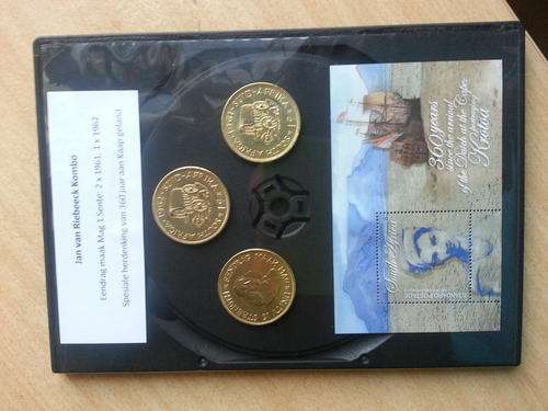 Jan Van Riebeeck Kombo: 1c - 2 x 1961, 1 x 1962, Spesiale herdenking seel 360 jaar