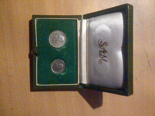 1976 : RSA President Jim Fouche : 5c, 10c coins in SAM Box!