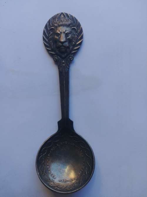 Vintage Silver plated Kruger national park suger spoon