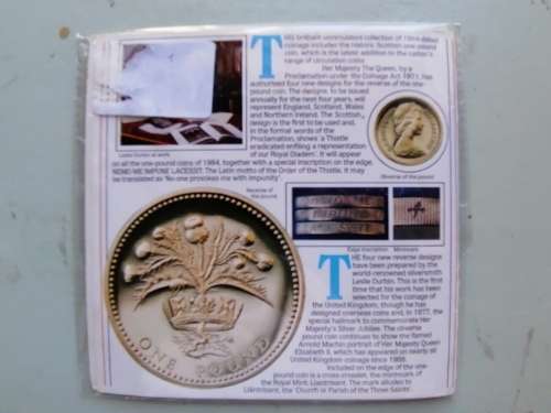 1984 United Kingdom brilliant uncirculated coin collection ( 8 Coins)