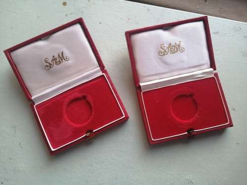 2 x South African Mint coin boxes