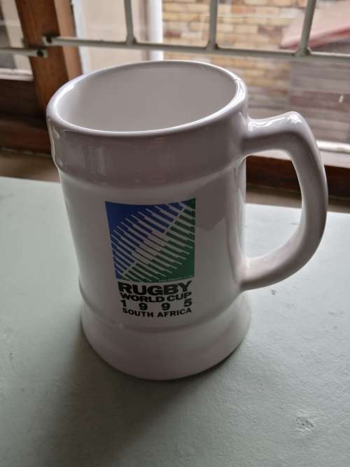 Rugby World cup 1995 beer mug