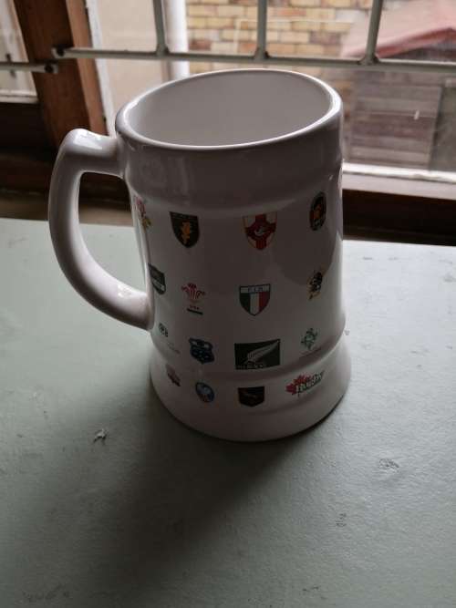 Rugby World cup 1995 beer mug
