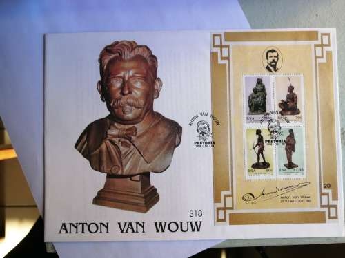 Anton Van Wouw Commemorative big Cover - 1862 to 1945