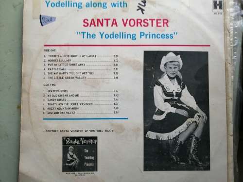 Santa Vorster  Yodelling Along With Record LP