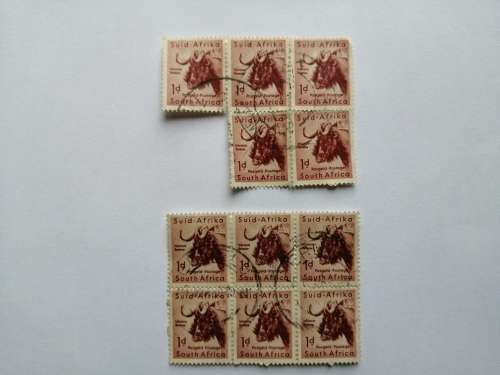 1d Buffalo stamp sets