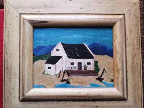 Oil Painting from unknown artist (33cm x 29cm)