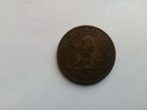 1870 Spain 10 centimos Coin Diez Gramos Cien Piezas