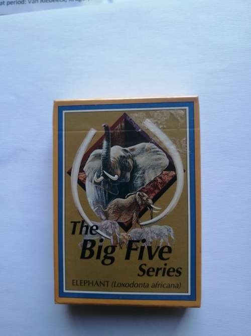The Big Five series playing cards