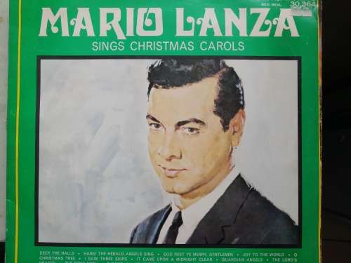 MARIO LANZA SINGS CHRISTMAS CAROLS - VINYL LP RECORD - VERY-GOOD+