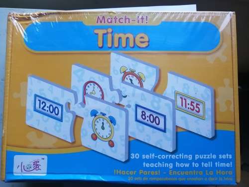Match -It: Time  Educational Children Material
