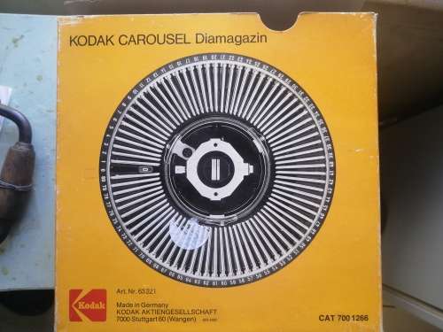 Kodak Carousel Diamagazin slide tray ( tray full 80 slides)