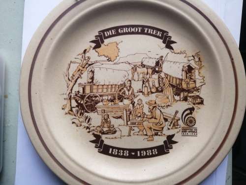 Die Groot Trek 150 Commemorative wall plate