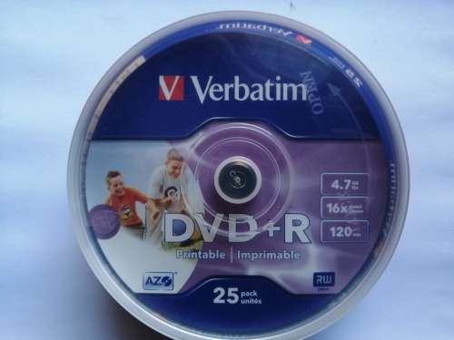 25 Pack of Verbatim DVD+R STILL sealed
