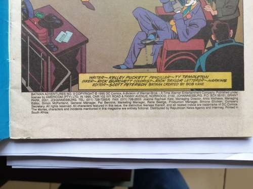 Batman number 3 comic book