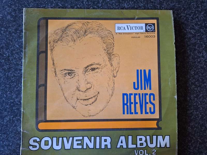 Jim Reeves Souvenir Album vol 2 LP record