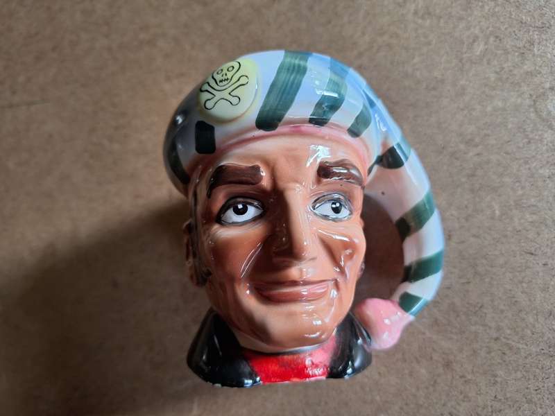 Vintage face shaped cup