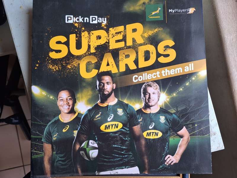 Complete set of 2019 Rugby world cup trading cards