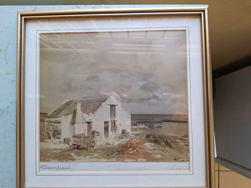 Vintage photo print from Gansbaai