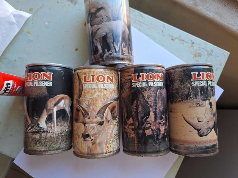 Special vintage edition Empty cans Lion special pilsner- save Ado Park