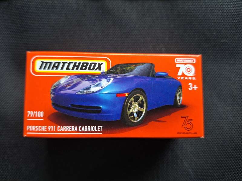 70th Anniversary of matchbox - Porche 911 Carrera Cabriolet