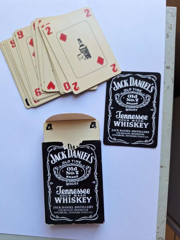 Vintage Jack Daniel`s deck of playing cards