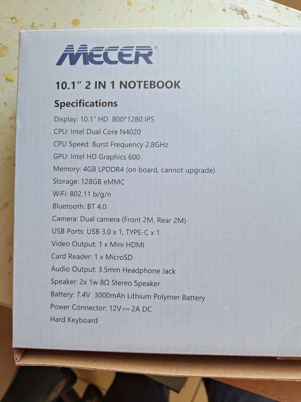 Mercer MW10Q17 notebook hard keyboard