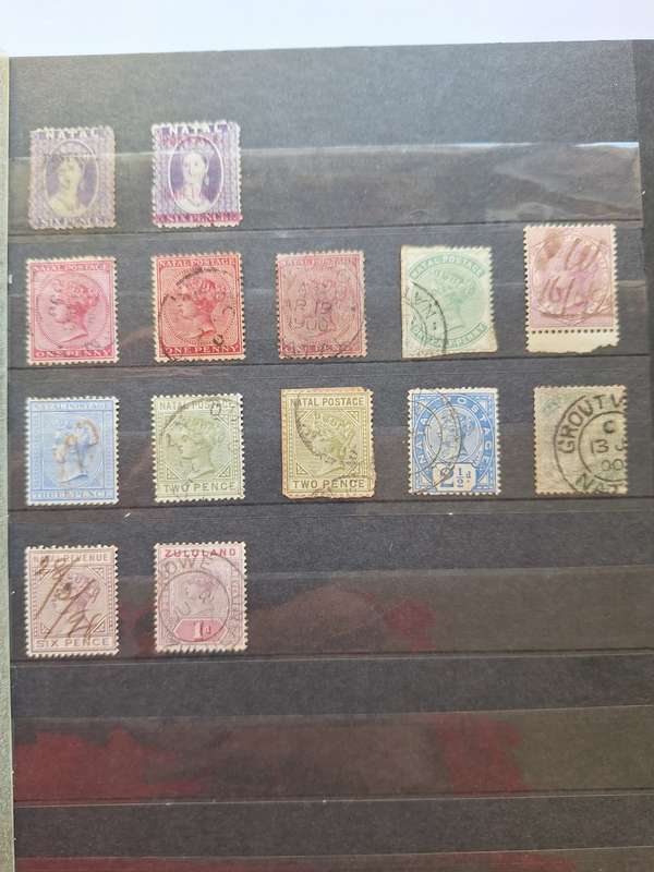 Rare Natal postage stamps