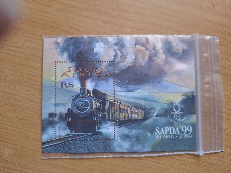 South African steam train sheet SAPDA 1999