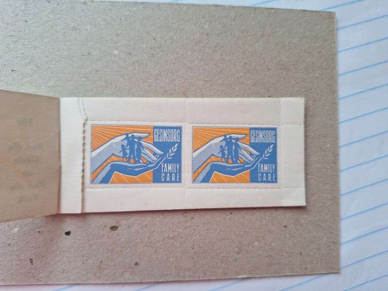 Family stamps - 3 sheets available in booklet