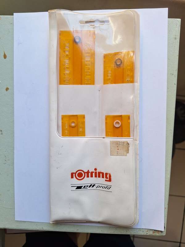 Rotring Zett-Profil Stensil set
