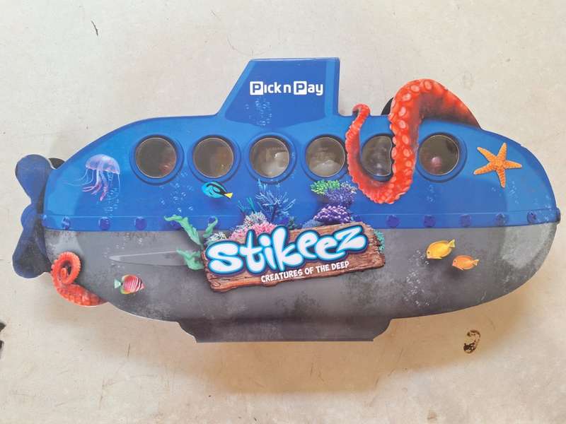 Stikeez Creatures of the Deep complete set