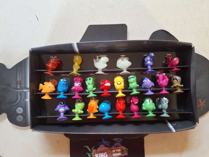Stikeez Creatures of the Deep complete set