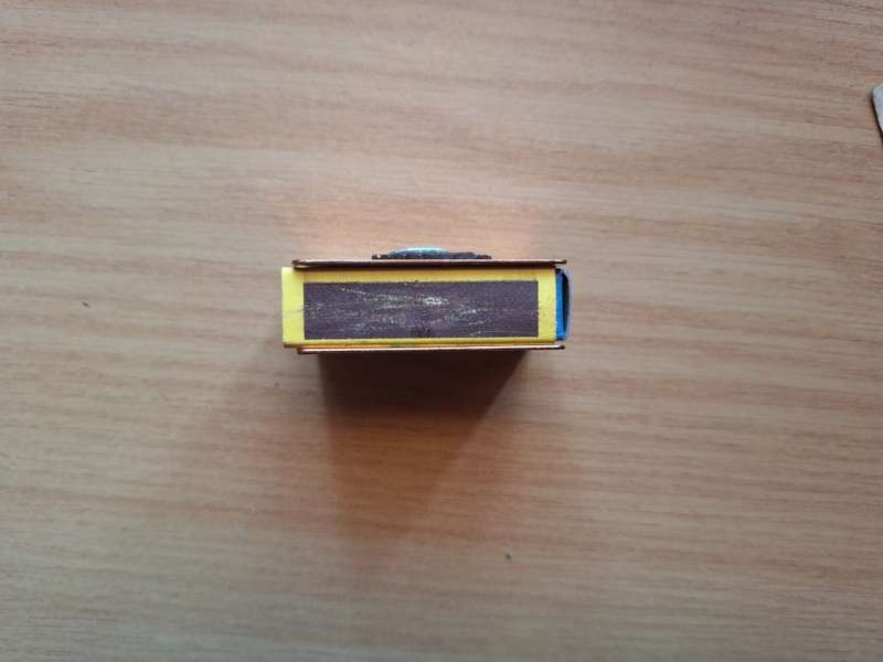 Vintage matchbox holder from Kruger park