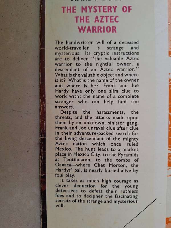 The Hardy boys - The Mystery of the Aztec Warrior by Franklin Dixon