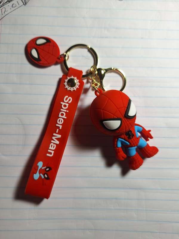 Spiderman keyring holder