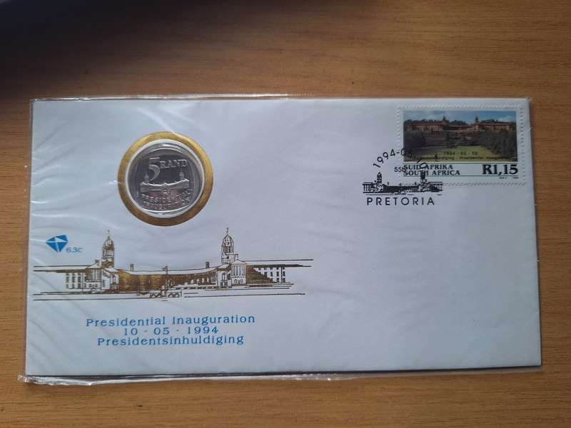 Presidential Inauguration 1994 proof coin with FDC issue