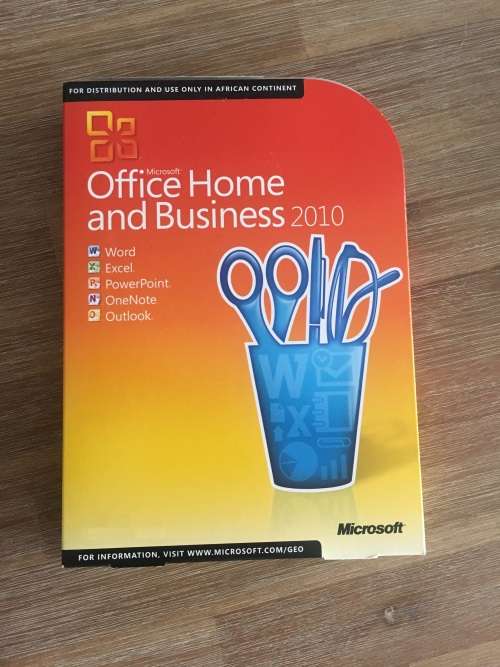 Original Full Microsoft Office Home & Business 2010 package.