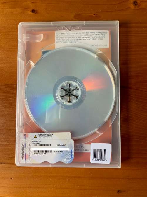 Original Microsoft Windows 7 Professional OEM