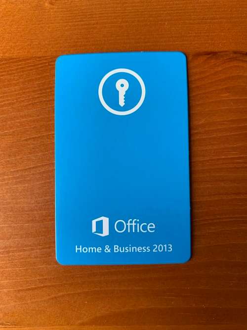 Original Genuine Microsoft Office 2013 Home & Business keycard