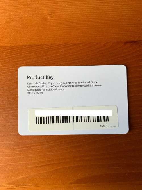 Original Genuine Microsoft Office 2013 Home & Business keycard